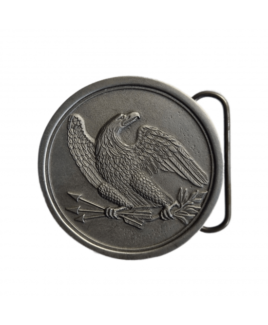 Belt Buckle Eagle Arrows Circle